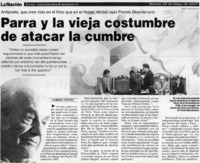 Parra y la vieja costumbre de atacar la cumbre  [artículo]