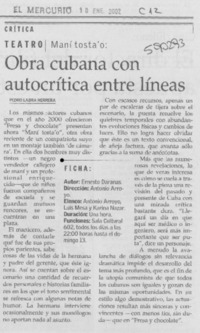 Obra cubana con autocrítica entre líneas