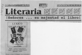 Léxico ovnilógico  [artículo] Luis Paz