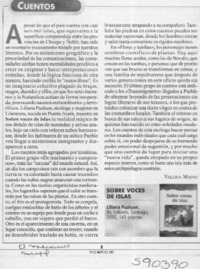 Sobre voces de islas  [artículo] Valeria Maino