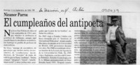 El cumpleaños del antipoeta  [artículo]