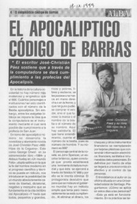 El apocalíptico código de barras  [artículo]