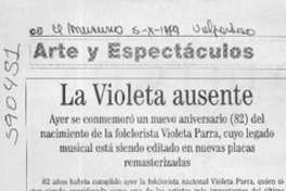 La Violeta ausente  [artículo]