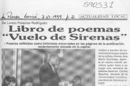 Libro de poemas "Vuelo de sirenas"