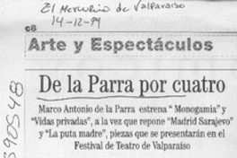 De la Parra por cuatro  [artículo]
