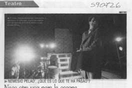 Nace otra voz para la escena  [artículo] Leopoldo Pulgar I.