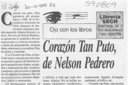 Corazón tan puto, de Nelson Pedrero  [artículo] Juvenal Ayala