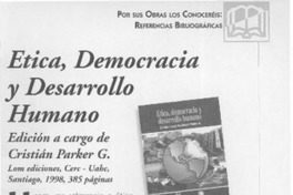 Ética, democracia y desarrollo humano  [artículo] Manuel Loyola