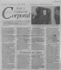 Azar y catástrofe corporal  [artículo]