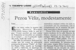 Pezoa Véliz, modestamente  [artículo] Filebo