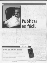 Publicar es fácil  [artículo] Camilo Marks