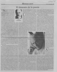El demonio de la poesía  [artículo] Jorge Edwards