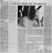 A medio siglo del antipoema