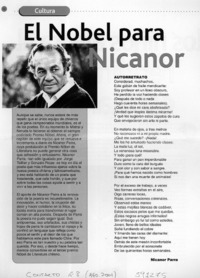El Nobel para Nicanor  [artículo]