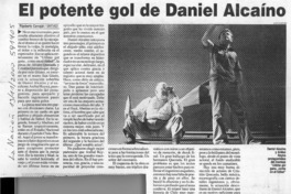 El potente gol de Daniel Alcaíno  [artículo] Rigoberto Carvajal