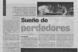 Sueño de perdedores  [artículo] Marcela de Pablo