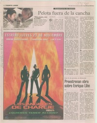 Pelota fuera de la cancha