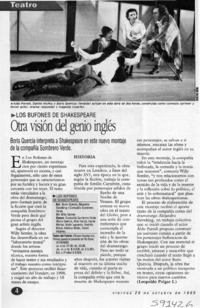 Otra visión del genio inglés  [artículo] Leopoldo Pulgar I.