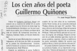 Los cien años del poeta  [artículo] José Vargas Badilla