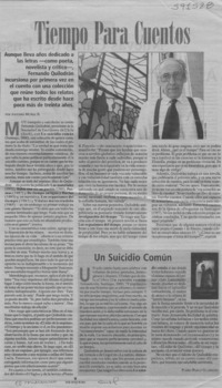 Tiempo para cuentos  [artículo] Antonio Muñoz B.