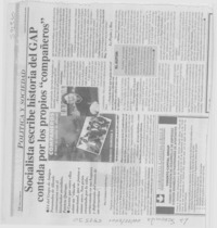 Socialista escribe historia del GAP contada por los propios "compañeros"