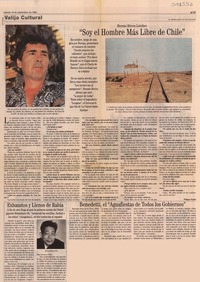 "Soy el hombre más libre de Chile"