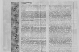 Adiós pueblo mal agradecido  [artículo]