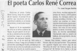 El poeta Carlos René Correa  [artículo] José Vargas Badila