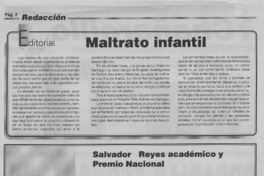 Salvador Reyes académico y Premio Nacional  [artículo] Benigno Avalos Ansieta