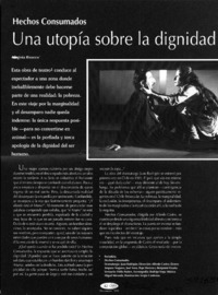 Una utopía sobre la dignidad  [artículo] Virginia Rioseco