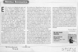 De mis días tristes  [artículo] Valeria Maino