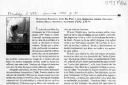 El Papa y sus hermanos judíos  [artículo] Jaime Ruiz-Tagle P.