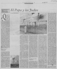 El Papa y los judíos
