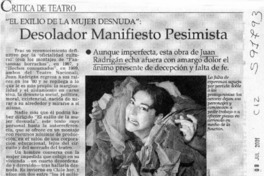 Desolador manifiesto pesimista  [artículo] Pedro Labra