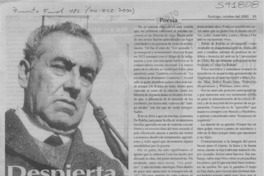 Despierta Pablo de Rokha  [artículo] Manuel Torres