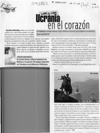 Ucrania en el corazón  [artículo]