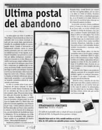 Última postal del abandono  [artículo] Camilo Marks