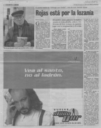 Rojas está por la lozanía  [artículo] Rodrigo Castillo