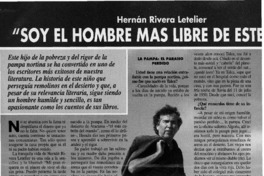 "Soy el hombre más libre de este país"  [artículo]