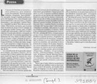 Estar de la poesía o el estilo de mis matemática  [artículo] Cristóbal Solari