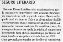 Seguro literario