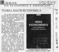 Teoría macroeconómica  [artículo]