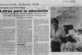 Letras para la educación  [artículo]