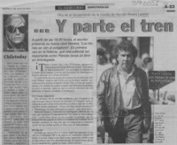 Y parte el tren  [artículo]