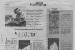 Viaje eterno  [artículo] Roberto Amaro