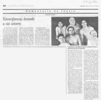 Sinvergüenzas desnudó a sus actores  [artículo] Leopoldo Pulgar I.