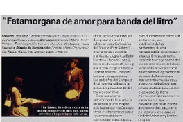 "Fatamorgana de amor para banda del litro"