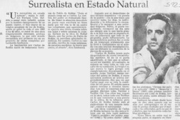 Surrealista en estado natural  [artículo] Elizabeth Neira