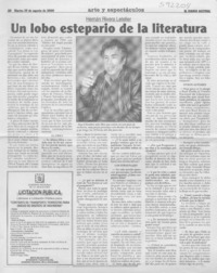 Un lobo estepario de la literatura  [artículo]