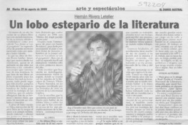 Un lobo estepario de la literatura  [artículo]